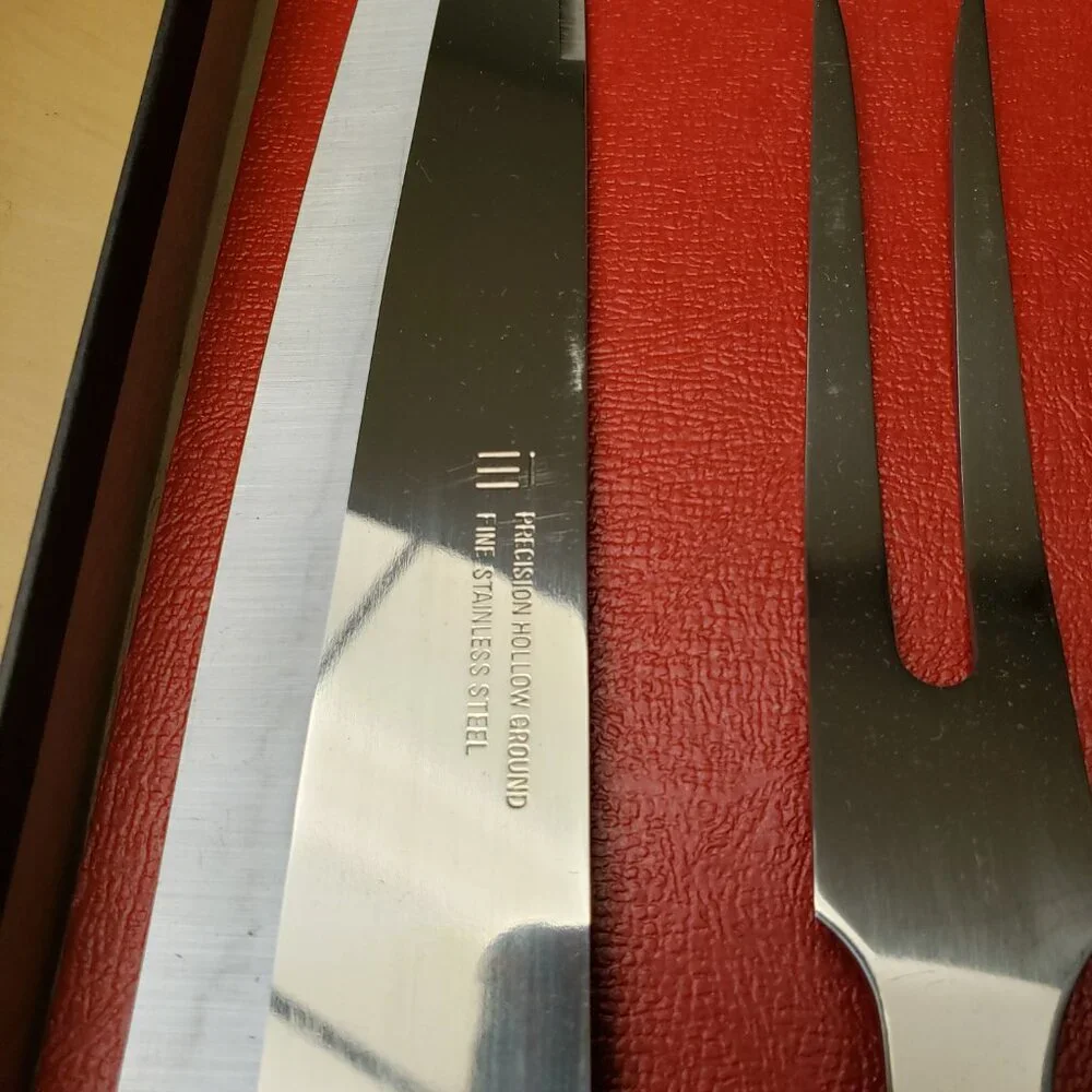Maxam Stainless 3 Pc Carving Set NIB